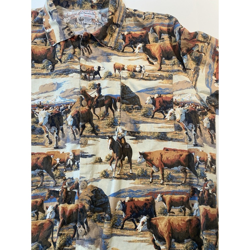 Ranch Hereford Cattle Drive, Cowboy & Horse, Ranch Hand, Roping & Riding 5XL - Picture 6 of 10